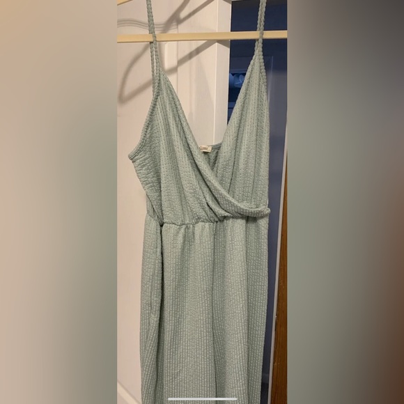 Rolla Coaster Sleeveless Ribbed Jumpsuit Women’s Size L Casual Crop - Picture 1 of 4